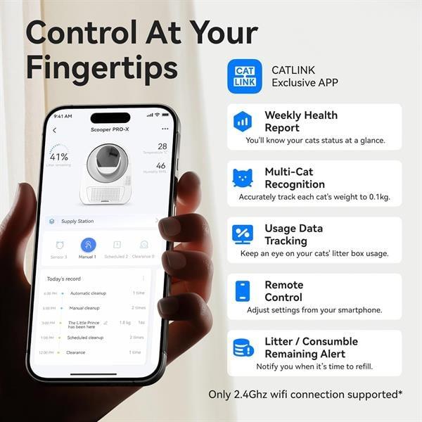 CATLINK Yapay Zekâlı Otomatik Kedi Tuvaleti - Scooper - Görsel 2