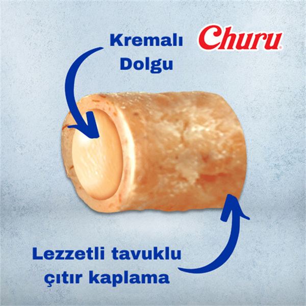 Ciao Churu Bites Tavuk Sargılı , Ton Balıklı ve Somonlu Kedi Ödül Maması 3 x 10 Gr - Görsel 2