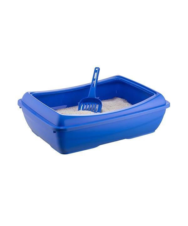 Zampa Büyük Açık Kedi Tuvaleti + Kürek 46X65,5X19 cm - Görsel 3