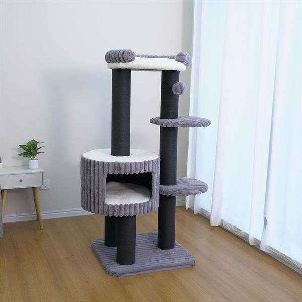 Zampa Mercury Kedi Tırmalama Ağacı 68X68X158 cm - Görsel 3