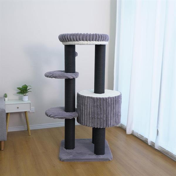 Zampa Mercury Kedi Tırmalama Ağacı 68X68X158 cm - Görsel 2