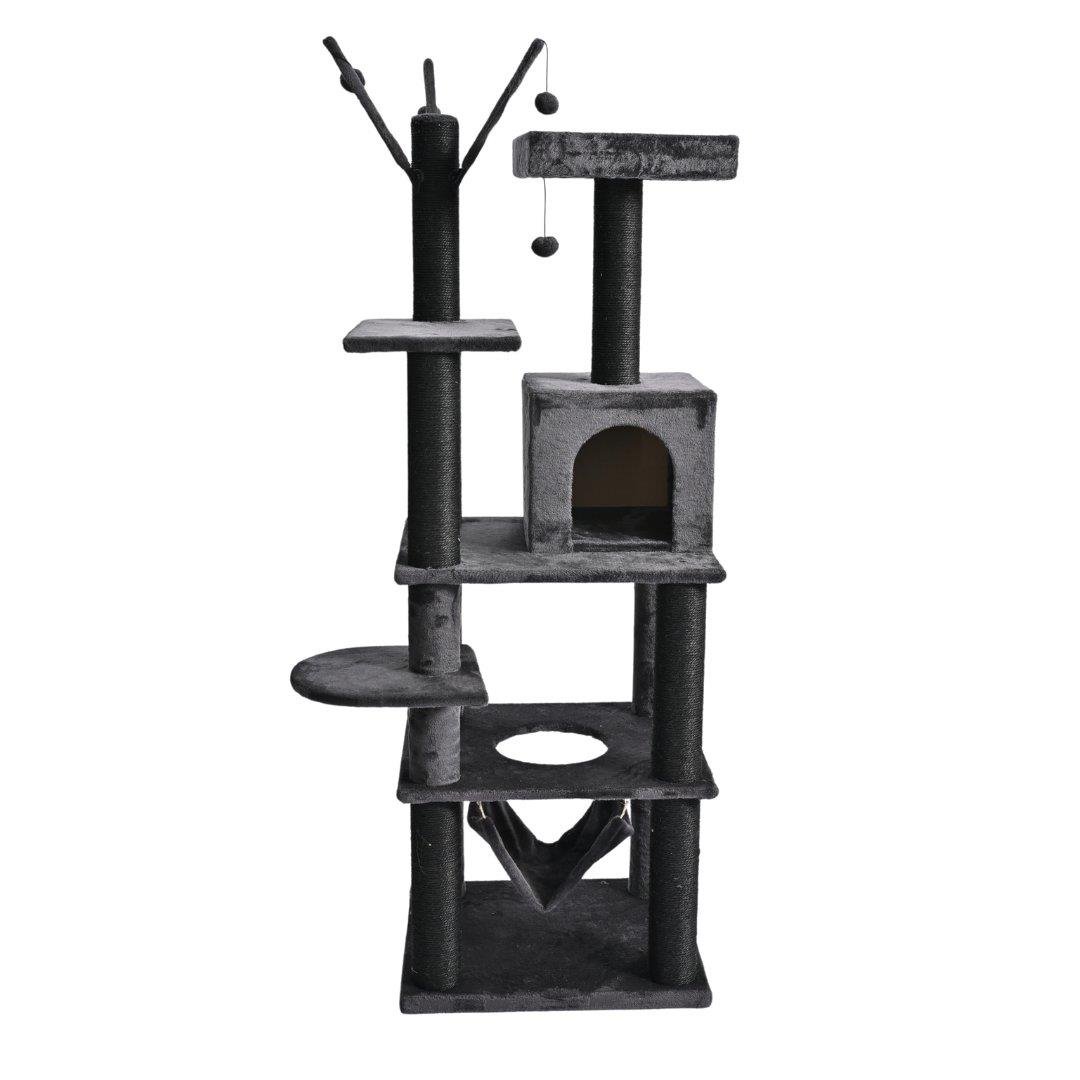 Zampa Mila Kedi Tırmalama Ağacı 59x49x187 cm - Görsel 2